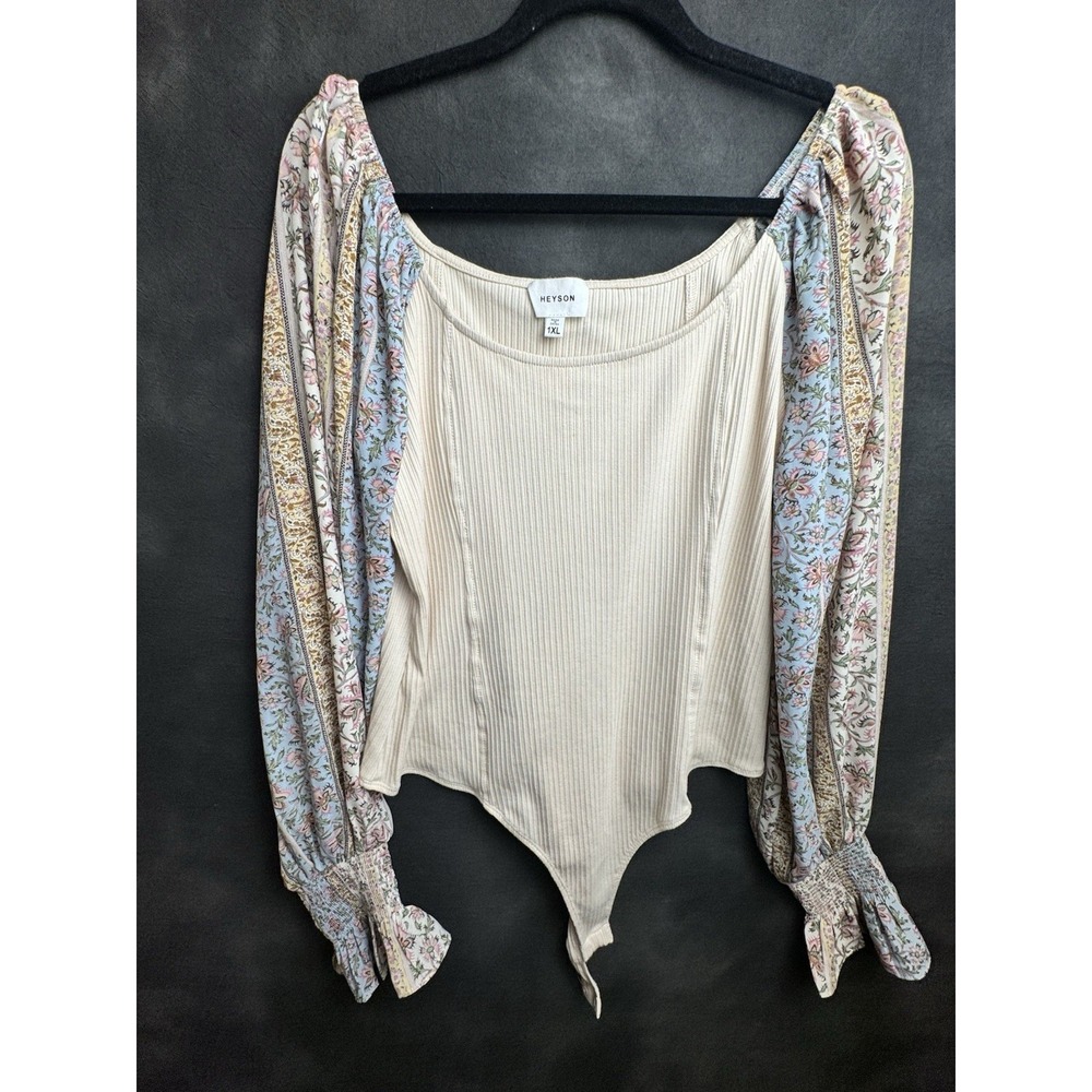 Heyson Women's Long sleeve Bodysuit Size‎ 1X